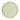 A round metal tray with a light green glaze and embossed floral pattern, on a white background