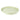 Green metal tray with decorative patterns on a white background