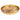 Round gold-plated decorative tray with a hand-painted floral and fruit pattern featuring orange pumpkins