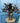 Black Lifelike Faux Eucalyptus Stem with Seven Heads