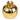 Gold ornament gold metallic pomegranate-shaped ornament, detail 02