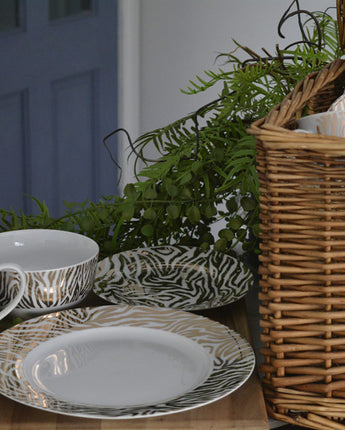 The Regent's Park Gift Hamper in a Brown Woven Basket