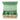 A luxury candle gift set box from The Silk Road Collection containing two matching green glass candles