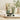Three-piece hand care gift set displayed on a tray with greenery