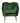 Emerald Green Kensington Velvet Chair with Padded Cushion and Gold Legs