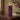 LED candle tall LED candle with fig and pomegranate pattern, styled in a home setting alternate view 2