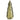 led christmas tree: alternate view of the Green 13cm led christmas tree light in green or red