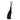 Black ceramic cat-shaped diffuser with reeds on a white background