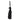 Black panther-shaped incense holder with two sticks on a white background