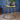 Elegant Antique Gold Side Tables with Mirrored Tops - Set of 2
