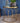 Elegant Antique Gold Side Tables with Mirrored Tops - Set of 2