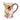 Milk jug ceramic milk jug with fig and pomegranate pattern, detail 04