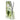 Reed diffuser refill set with bottle and cylindrical packaging featuring green leaf design on a white background