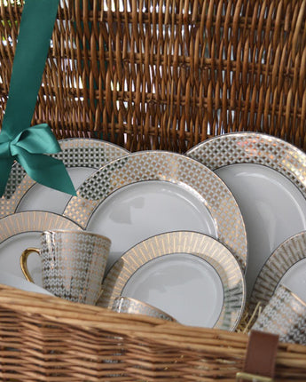 The Kings Point Gift Hamper in a Brown Woven Basket