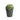 Elegant Lifelike Green Faux Rose in Stylish Grey Pot