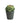 Elegant Lifelike Green Faux Rose in Stylish Grey Pot