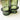 Two green glass bottles labeled 'Oil' and 'Vinegar' in a black holder on a white surface.