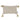 Olive green cushion with a chevron pattern, rectangular shape and tassels on a white background