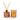A fragrance gift set with natural reed sticks and a matching amber glass candle holder