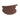 A brown folded-up piece of orange pumpkin décor, shown on a plain white background.