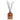 An amber reed diffuser bottle, decorated with a botanical design of birds, against a white background