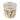 A translucent flameless candle with various colours on its design