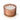 A two-wick pink scented candle in a glass holder with a rose gold geometric diamond pattern