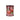 Candle with strawberry design on a white background