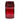 rechargeable lamp: alternate view of the Red rechargeable led glass gingerbread house