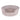 Round wicker dog bed with low front entry design