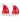 salt and pepper pots: detail view 2 of the santa hat salt and pepper pots in gift box