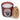 A Candlelight 'Scottish Raspberry' fragrance candle in a translucent dark red glass jar with white wax