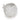 Ceramic Highland cow-shaped white candle on a white background