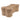 Seagrass storage basket shaped like a dog bone with lid for toy storage