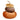 Three stacked velvet pumpkin-shaped autumn cushions in tan, brown, and orange on a white background.