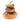 Three velvet decorative pumpkin autumn cushions stacked in a tower on a plain white background.