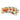 Set of 4 tomato coasters on top of each other at different angles, in front of white background