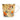 One from a set of bone china mugs with a cream-colored body decorated with a botanical and bird pattern