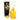 Yellow diffuser bottle with reeds and packaging featuring oranges and leaves on a white background