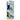 A tall cylindrical home fragrance gift set with a blue and white illustrated design