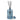 Blue large reed diffuser bottle with black sticks on a white background
