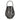 Urban Lantern Matt Black Slatted with a Chic Handle