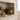 A rustic piece of Highland cow décor, displayed on a light oak kitchen countertop