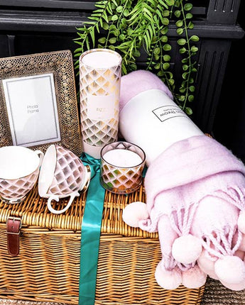 The SoHo Gift Hamper in a Brown Woven Basket