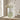 Glass vase with white flowers on a table near a window