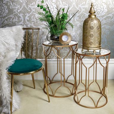 Gold Nest of Tables